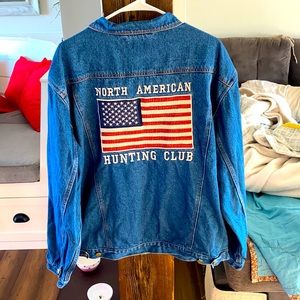 American Flag Jean Jacket